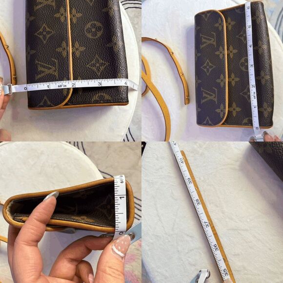 Louis Vuitton LV Brown Monogram Pochette Florentine Belt Bag Small - Picture 15 of 16